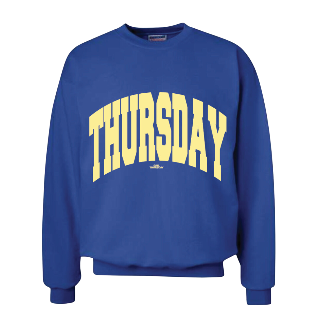 BLUE THURSDAY CREWNECK