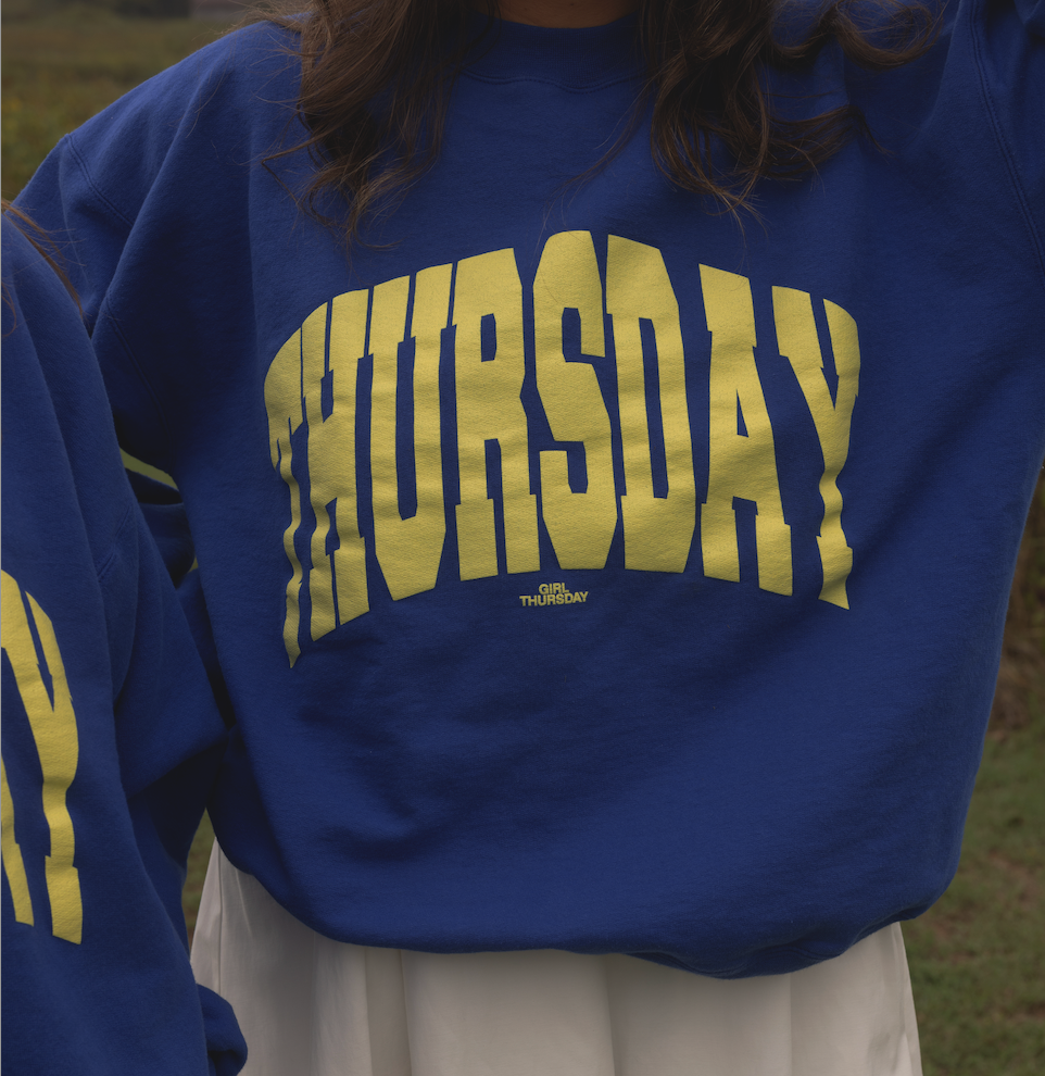 BLUE THURSDAY CREWNECK